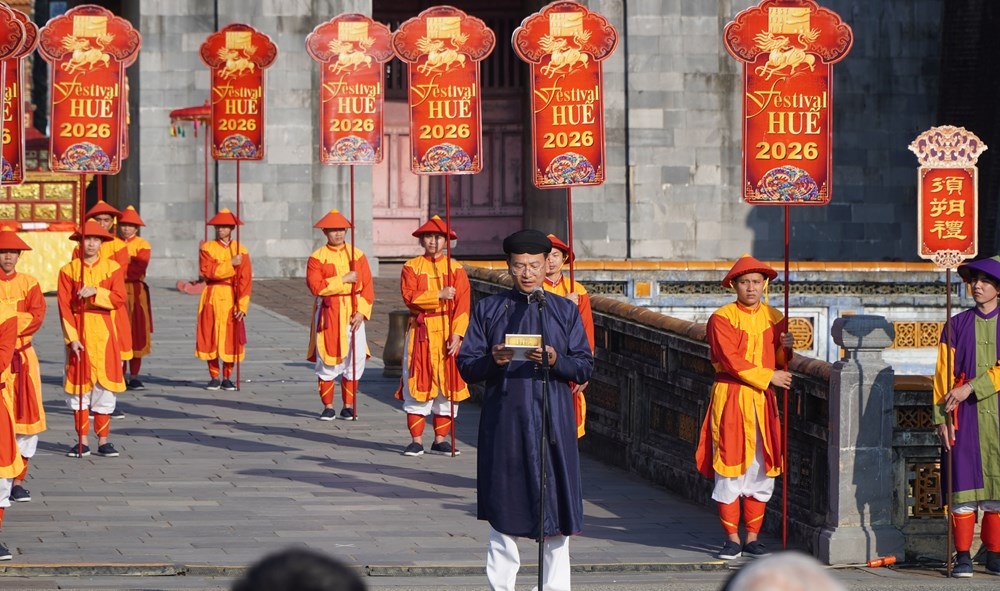 Hue Festival 2026 launched with reenactment of Ban Soc ceremony